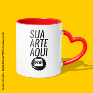 Caneca coração